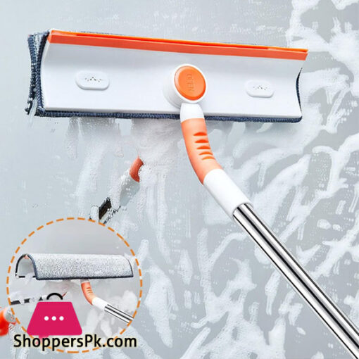 Window Cleaner Squeeze Mop Soft Spin Mops Microfiber Glass Brush Telescopic Multi-Function Scraper Dust Household Cleaning Tools