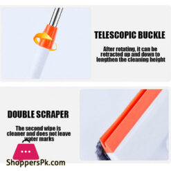 Window Cleaner Squeeze Mop Soft Spin Mops Microfiber Glass Brush Telescopic Multi-Function Scraper Dust Household Cleaning Tools