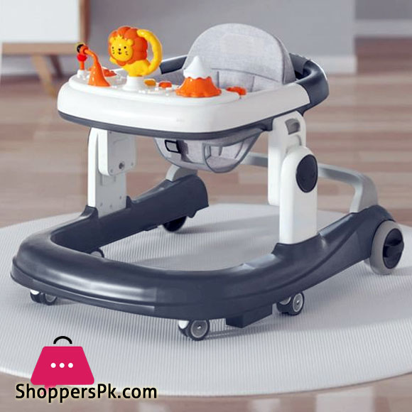 2 In 1 Round Activity Walker With 3 Adjustable Height And Musical Toy Bar 8 2 In 1 Round Activity Walker With 3 Adjustable Height And Musical Toy Bar - Image 6