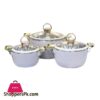 1679 3 Piece Hot Pot Set Coffee Color