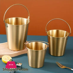304 Stainless Steel Creative Kitchen Restaurant Snack Storage Bucket 1100ml