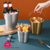304 Stainless Steel Creative Kitchen Restaurant Snack Storage Bucket 1000Ml 1 304 Stainless Steel Creative Kitchen Restaurant Snack Storage Bucket 1000Ml