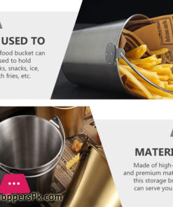 304 Stainless Steel Creative Kitchen Restaurant Snack Storage Bucket 1800Ml 31 304 Stainless Steel Creative Kitchen Restaurant Snack Storage Bucket 1800Ml - Image 5