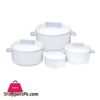 2368 Hy 003 4Piece Hot Pot Set Cream