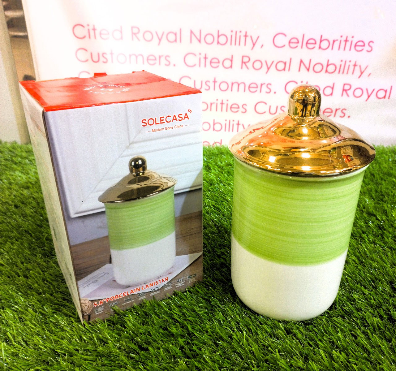5.8Inch Solecasa Porcelain Canister