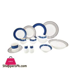 RM272 47 Piece Blue Gray Dinner Set
