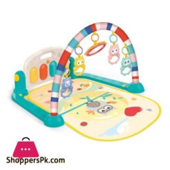 Double Layered Baby Crawling Fitness Play Mat With Light And Music
