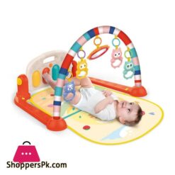 Double Layered Baby Crawling Fitness Play Mat With Light And Music