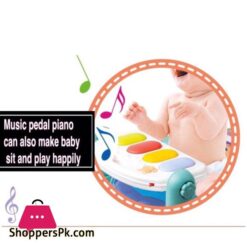 Double Layered Baby Crawling Fitness Play Mat With Light And Music