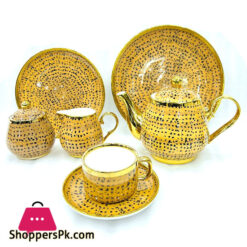 Bone China 24 Pcs Tea Set In Hand Painted Pattren
