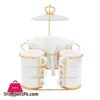 Br0140 16 Pieces Soup Set With Candle Stand