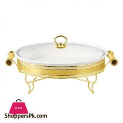 Br7004 16 Oval Dish Candle Stand