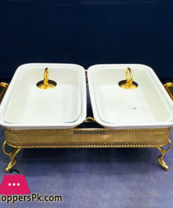 Brilliant Twin 2 in 1 Rectangular Dish With Stand 12 Inch - BR7000