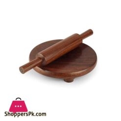 PB09 Patla Belan Wooden 2Piece Set Dark wood