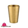Gst1060 450Ml Hammered Water Glass Gold