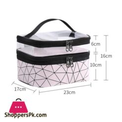 Makeup Bag Transparent Anti Deformed Toiletries Organizer