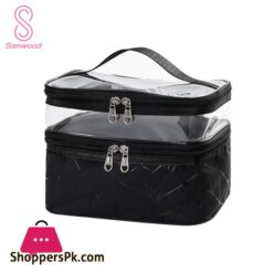 Makeup Bag Transparent Anti Deformed Toiletries Organizer