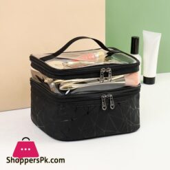 Makeup Bag Transparent Anti Deformed Toiletries Organizer