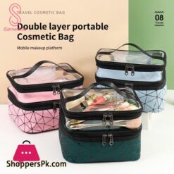 Makeup Bag Transparent Anti Deformed Toiletries Organizer