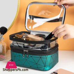 Makeup Bag Transparent Anti Deformed Toiletries Organizer