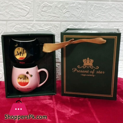 Mr & Mrs Couple Mug Gift Box