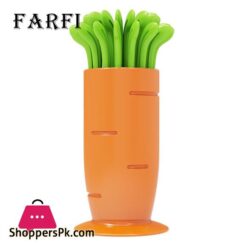 Non Slip Fruit Fork Colorful Radish Fruit Fork Set Non Slip Design Food Grade Pp Material Easy Grip Fruit Forks For Home 30Pcs Buffet Food Picks