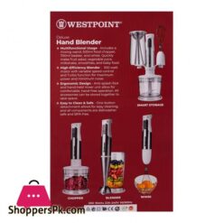 West Point Deluxe Hand Blender 2 Speed 600W Wf 9816