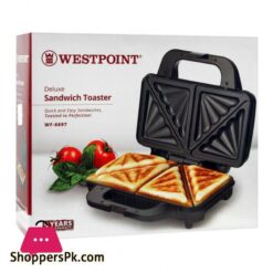 West Point Deluxe Sandwich Toaster 900W Wf 6697