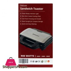 West Point Deluxe Sandwich Toaster 900W Wf 6697