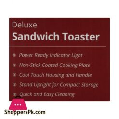 West Point Deluxe Sandwich Toaster 900W Wf 6697