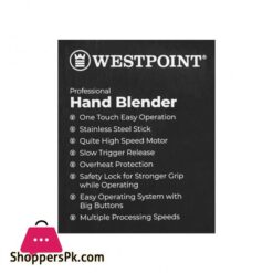 West Point Professional Hand Blender Wf 9936