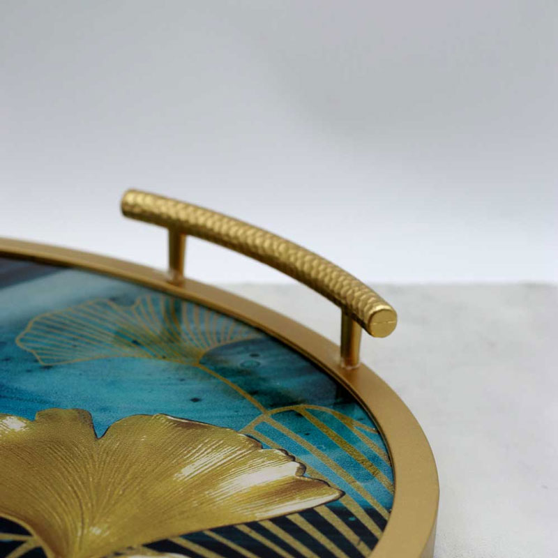 Angela Khaiz Serving Tray Round - Ry160