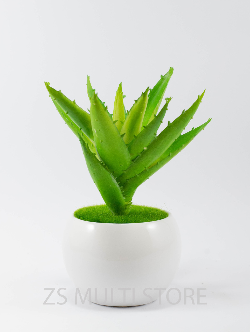 Artificial Plant With Ceramic Pot, White And Black Life Like Artificial Plant, Bonsai