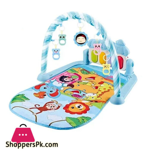 Baby Gym Puzzle Mat Educational Rack Baby Toys Music Play Mat with Piano