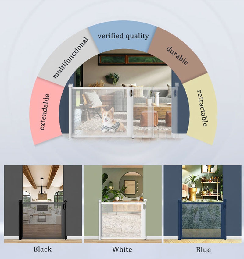Baby Safety Stair Safety Gate Isolating Gate With Mesh