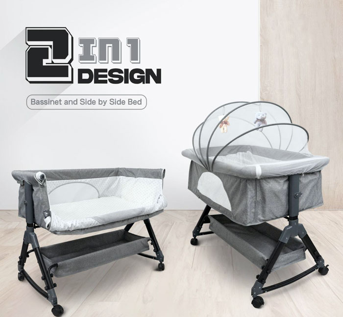 Baby Side Bed Baby Cot 5 Baby Side Bed Baby Cot - Image 3