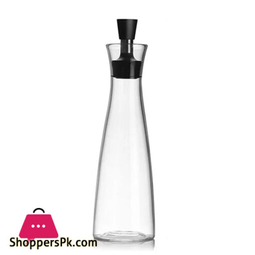 Borosilicate Glass Oil Bottle Kitchen Oil Jug with Food Grade Silicone Lid 500ml LX-024