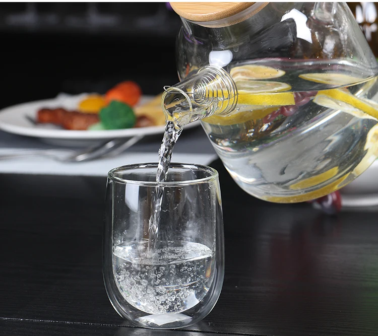 Borosilicate Glass Teapot Stovetop Safe Heat Resistant 1800 Ml