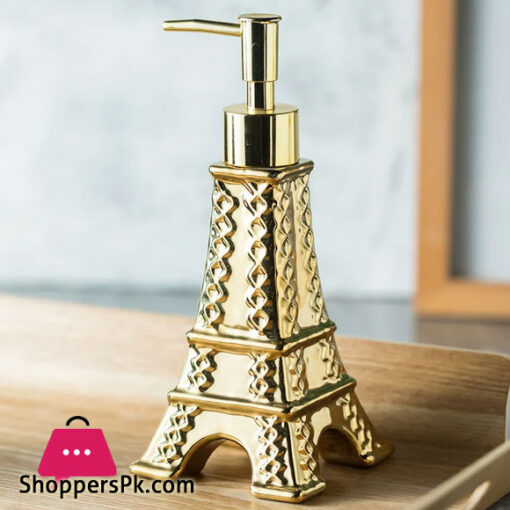 Ceramic Eiffel Tower Liquid Soap Dispenser