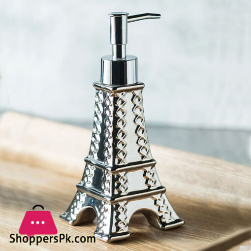 Ceramic Eiffel Tower Liquid Soap Dispenser