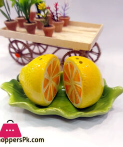 Ceramic Salt And Pepper Shakers 2 Pcs Set Lemon &Amp; Strawberry Design 5 Ceramic Salt And Pepper Shakers 2 Pcs Set Lemon &Amp; Strawberry Design - Image 2