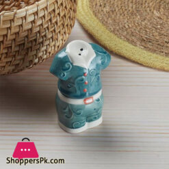 Ceramic Salt and Pepper Shakers 2 Pcs Set Shirt Pant Design