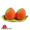 Ceramic Salt And Pepper Shakers 2 Pcs Set Orange Design