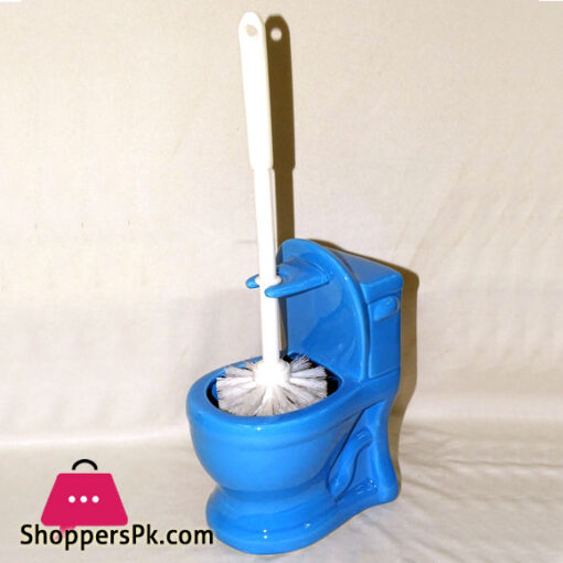 Ceramic Toilet Bowl Brush Set Long Handle - JS3337-4