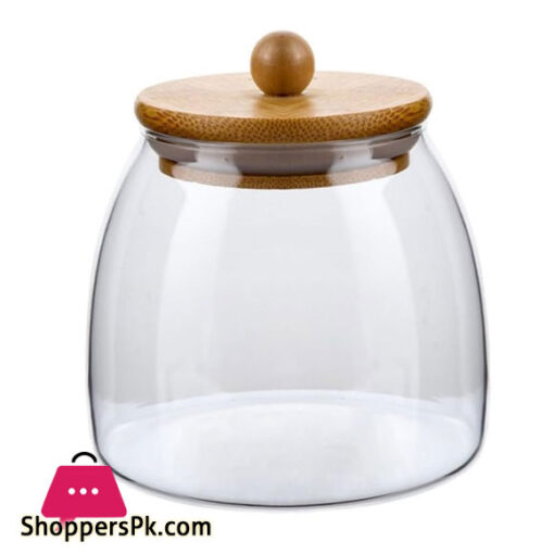 Clear Candy Jars with Lids Glass Containers for Storage Jars - 450ML 1-Pc