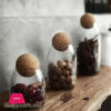 Cork Ball Glass Jar Storage Tank Sealed Tea Cans Grains Transparent Storage Jars 800Ml 90X150Mm 2 Cork Ball Glass Jar Storage Tank Sealed Tea Cans Grains Transparent Storage Jars 800Ml 90X150Mm