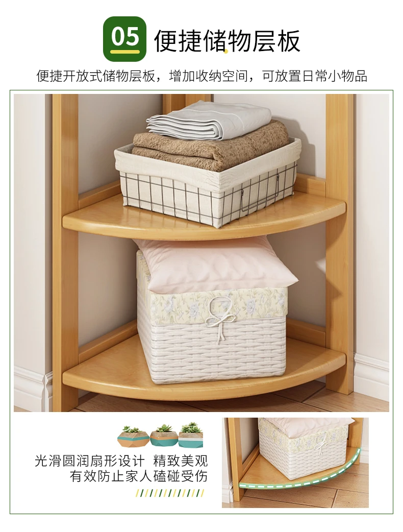 Corner Standing Floor Coat Rack Entrance Storage Minimalist Clothes Drying Rack Place Saving Tendedero Ropa Plegable Furniture