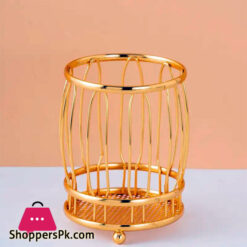 Durable Chopsticks Storage Rack With Gold Household Removable Chopsticks Barrel Tableware Spoon Drain Rack Countertop Storage Rack Home Kitchen