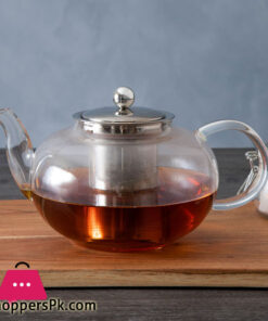 Heat Resistant Glass Teapot Coffee Tea Pot With Stainless Steel Glass Filter Infuser - 1000ML