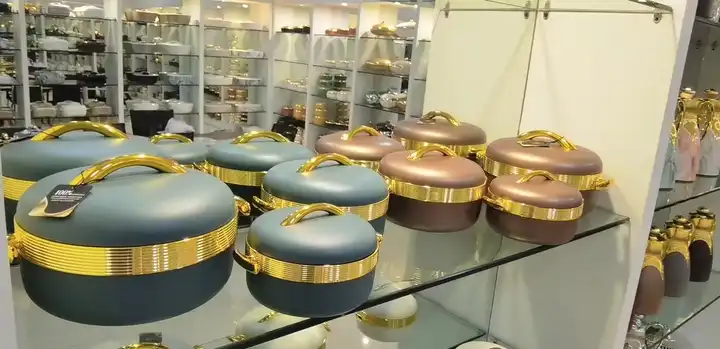 New Design Luxury Brown Insulated Casserole Hot Food Warmer Kitchen Lunch Box Hotpot